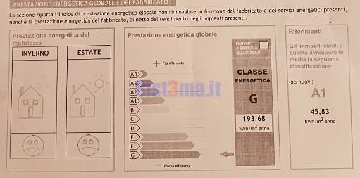 Attestato energetico