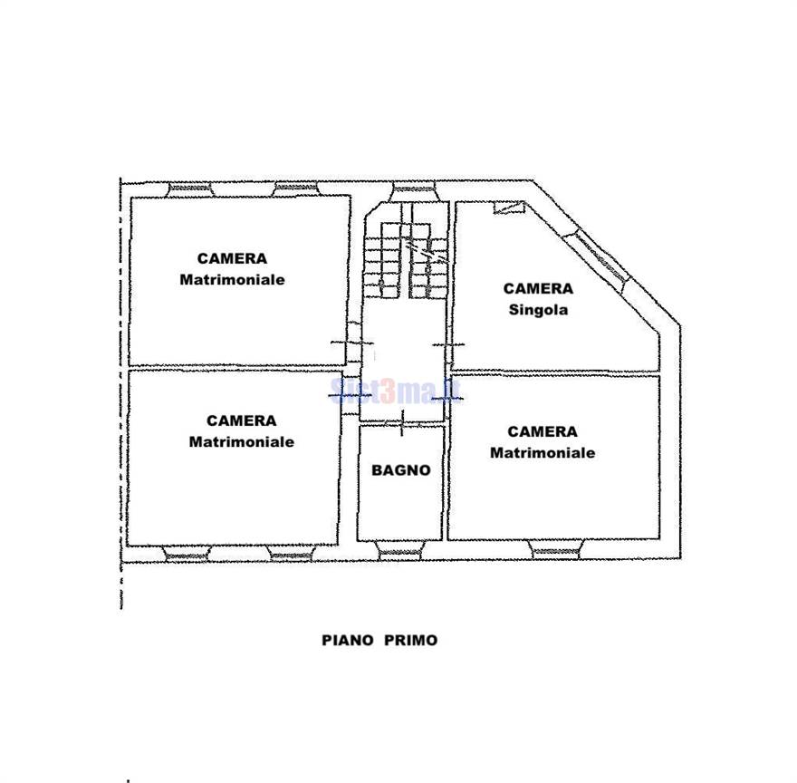 Planimetria piano primo 