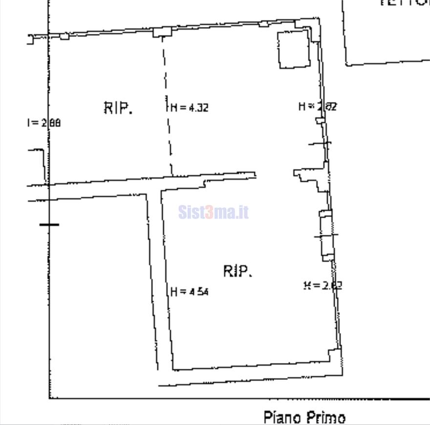 Piano primo capanne