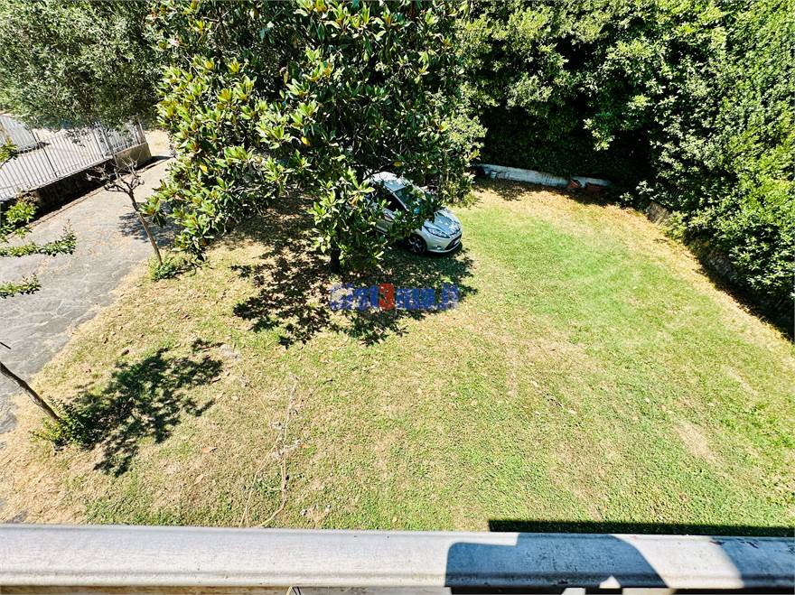 Vista del giardino dal terrazzo