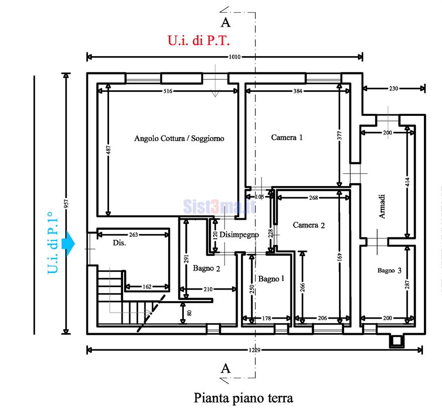 Planimetria piano terra