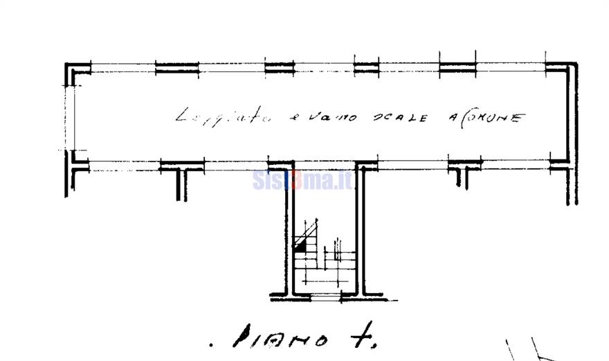 Loggiato e scale
